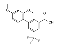 3-(2,4-dimethoxyphenyl)-5-(trifluoromethyl)benzoic acid结构式