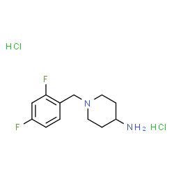 1-(2,4-Difluorobenzyl)piperidin-4-aminedihydrochloride结构式