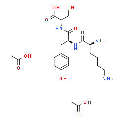 lysyl-tyrosyl-serine acetate Structure