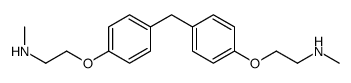 bis(4-(2-methylaminoethoxy)phenyl)methane structure