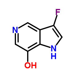 3-Fluoro-1H-pyrrolo[3,2-c]pyridin-7-ol Structure