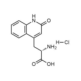 (S)-2-Amino-3-(2-oxo-1,2-dihydroquinolin-4-yl)propionic acid HCl Structure