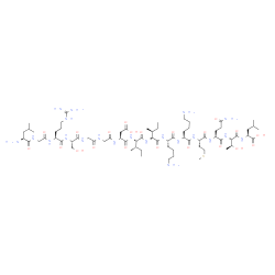 H-Leu-Gly-Arg-Ser-Gly-Gly-Asp-Ile-Ile-Lys-Lys-Met-Gln-Thr-Leu-OH Structure