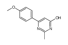 6-(4-methoxyphenyl)-2-methyl-1H-pyrimidin-4-one结构式