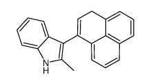 2-methyl-3-(3H-phenalen-1-yl)-1H-indole结构式