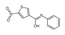 5-nitro-N-phenylthiophene-3-carboxamide Structure