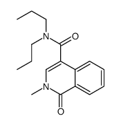 2-methyl-1-oxo-N,N-dipropylisoquinoline-4-carboxamide结构式