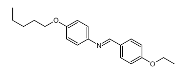 1-(4-ethoxyphenyl)-N-(4-pentoxyphenyl)methanimine Structure