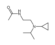 Acetamide,N-[2-[cyclopropyl(1-methylethyl)amino]ethyl]-结构式