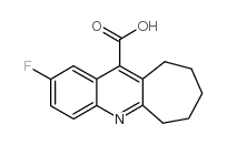 2-氟-7,8,9,10-四氢-6H-环戊并[b]喹啉-11-羧酸乙酯结构式