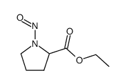 Proline, 1-nitroso-, ethyl ester (7CI,8CI,9CI) Structure