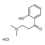 3-(dimethylamino)-1-(2-hydroxyphenyl)propan-1-one,hydrochloride Structure