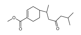 1-Cyclohexene-1-carboxylic acid, 4-(1,5-dimethyl-3-oxohexyl)-, methyl ester, (1R,4R)-(+)- picture