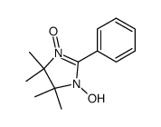 2-phenyl-4,4,5,5-tetramethyl-4,5-dihydro-1H-imidazolyl-1-oxy 3-oxide结构式