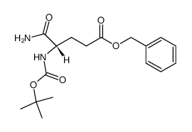 Boc-L-Glu(OBn)-NH2结构式