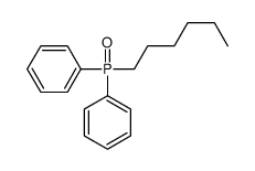 HEXYLDIPHENYLPHOSPHINE OXIDE Structure