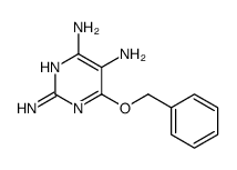 2,​4,​5-​Pyrimidinetriamine, 6-​(phenylmethoxy)​-结构式