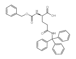 Z-D-Gln(Trt)-OH structure