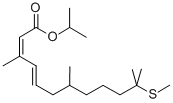 (2E,4E)-11-methoxy-3,7,11-trimethyl-dodeca-2,4-dienoic acid结构式