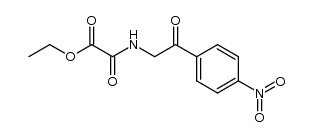 ethyl 2-((2-(4-nitrophenyl)-2-oxoethyl)amino)-2-oxoacetate Structure