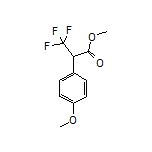 Methyl 3,3,3-Trifluoro-2-(4-methoxyphenyl)propanoate Structure