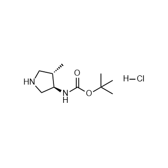 tert-Butyl (3R,4S)-4-methylpyrrolidin-3-ylcarbamate hydrochloride picture