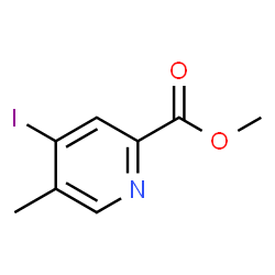 4-碘-5-甲基吡啶甲酸甲酯结构式