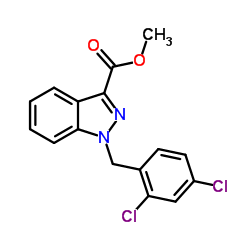 Methyl 1-(2,4-dichlorobenzyl)-1H-indazole-3-carboxylate Structure