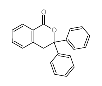 1H-2-Benzopyran-1-one,3,4-dihydro-3,3-diphenyl-结构式