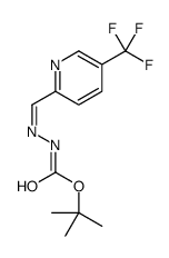 tert-butyl N-[[5-(trifluoromethyl)pyridin-2-yl]methylideneamino]carbamate Structure