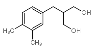 2-(3,4-dimethylbenzyl)propane-1,3-diol structure