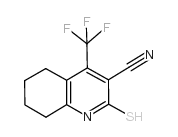 2-MERCAPTO-4-(TRIFLUOROMETHYL)-5,6,7,8-TETRAHYDROQUINOLINE-3-CARBONITRILE structure