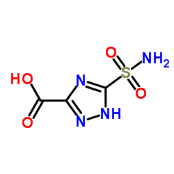 5-(氨基磺酰基)-1H-1,2,4-噻唑-3-羧酸(9ci)结构式