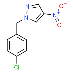 1-(4-chlorobenzyl)-4-nitro-1H-pyrazole结构式