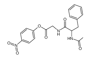 Ac-Phe-Gly-ONPh结构式