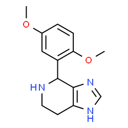 4-(2,5-Dimethoxyphenyl)-4,5,6,7-tetrahydro-3H-imidazo[4,5-c]pyridine Structure