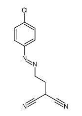 2-[2-[(4-chlorophenyl)diazenyl]ethyl]propanedinitrile Structure