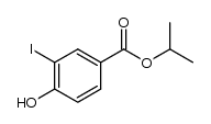 isopropyl 4-hydroxy-3-iodobenzoate结构式