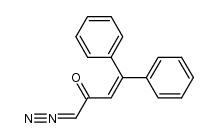 1-diazo-4,4-diphenylbut-3-en-2-one Structure