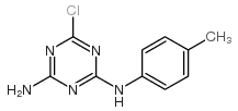 6-chloro-N-p-tolyl-[1,3,5]triazine-2,4-diamine结构式