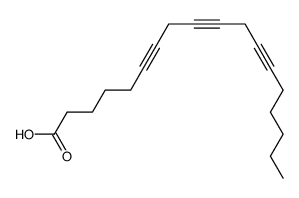 octadeca-6,9,12-triynoic acid Structure