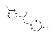 3-CHLORO-5-(4-CHLOROBENZYLSULFINYL)-1,2,4-THIADIAZOLE picture