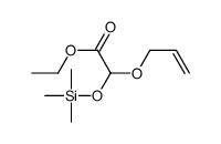 ethyl 2-prop-2-enoxy-2-trimethylsilyloxyacetate Structure