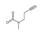 N-(2-cyanoethyl)-N-methylnitramide结构式