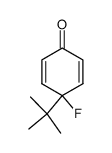 4-tert-butyl-4-fluorocyclohexa-2,5-dien-1-one结构式