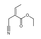 Ethyl (2E)-2-(cyanomethyl)-2-butenoate结构式