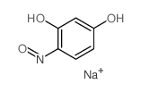 4-nitrosobenzene-1,3-diol结构式