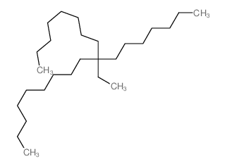 9-ethyl-9-heptyl-octadecane structure