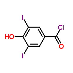 4-Hydroxy-3,5-diiodobenzoyl chloride结构式