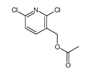 3-acetoxymethyl-2,6-dichloro-pyridine结构式